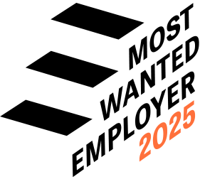 Zertifikatslogo Most Wanted Employer 2025